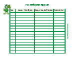 saving money chart